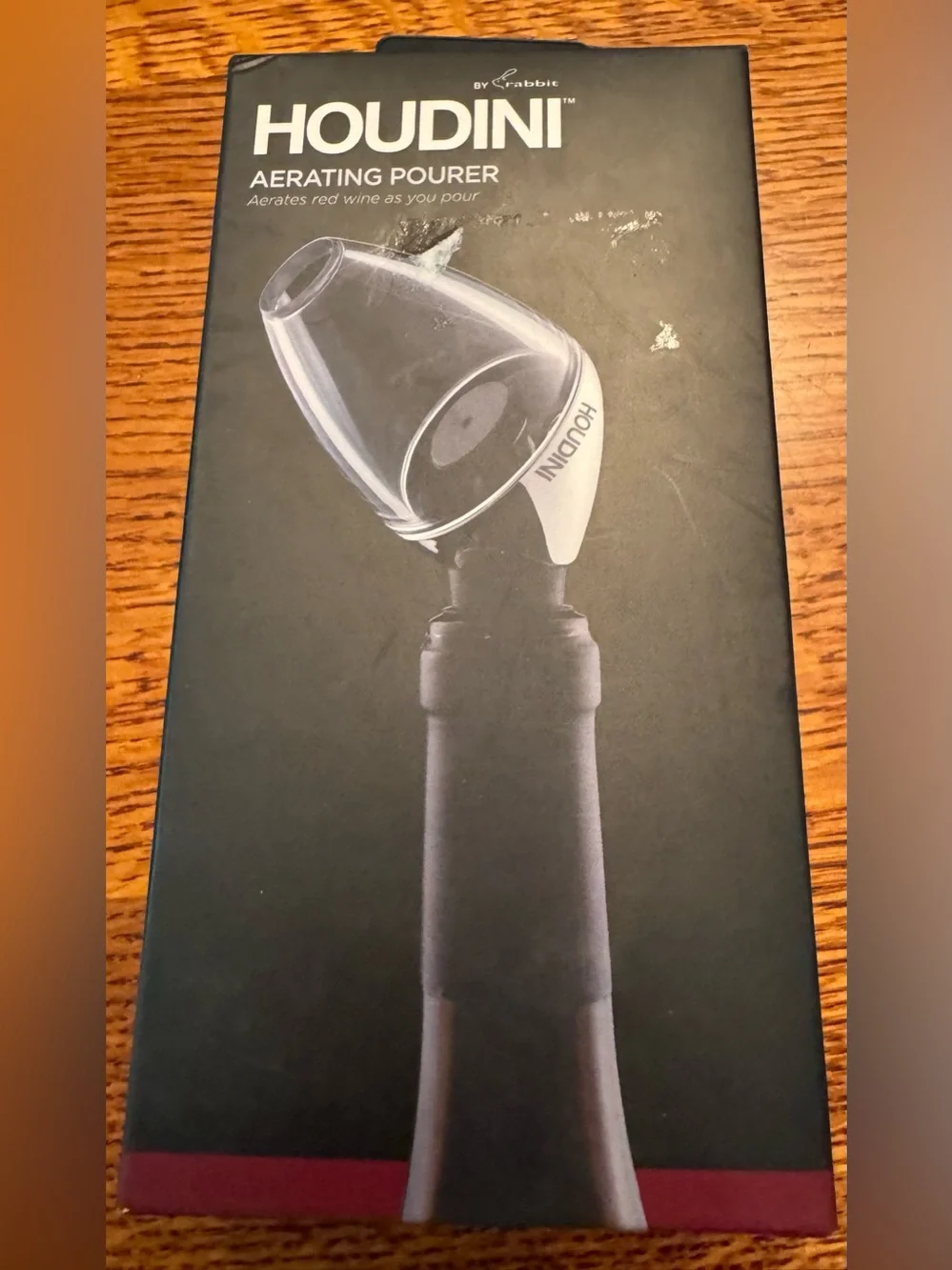 Black Lever Corkscrew & Aerating Pourer Set